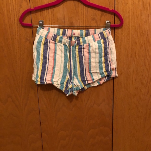 Multicolored Striped Shorts - Picture 2 of 5
